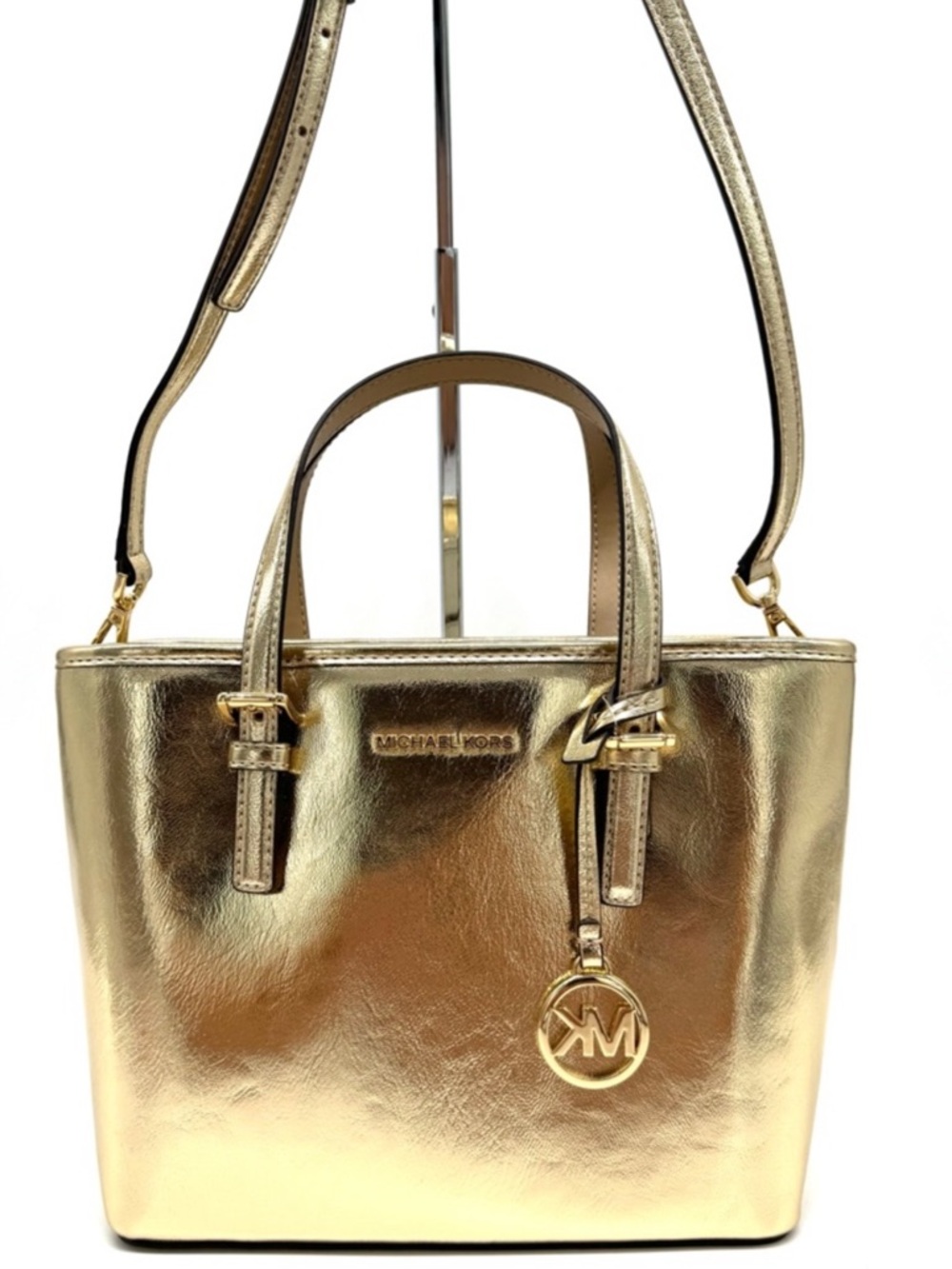 Michael Kors Jet Set Travel XS TZ Tote Bag Gold